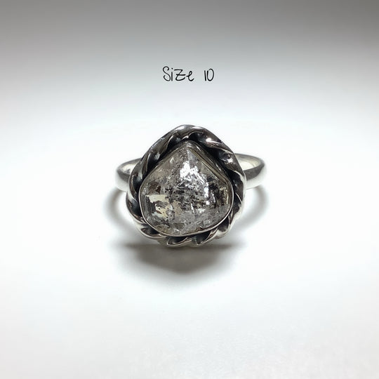 Herkimer Diamond Ring