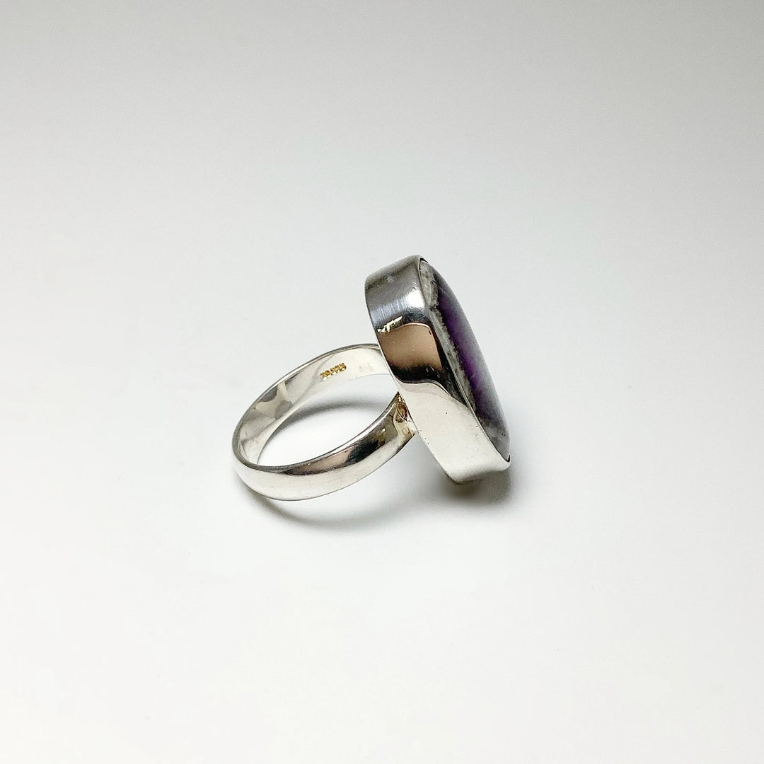 Trapiche Amethyst Ring