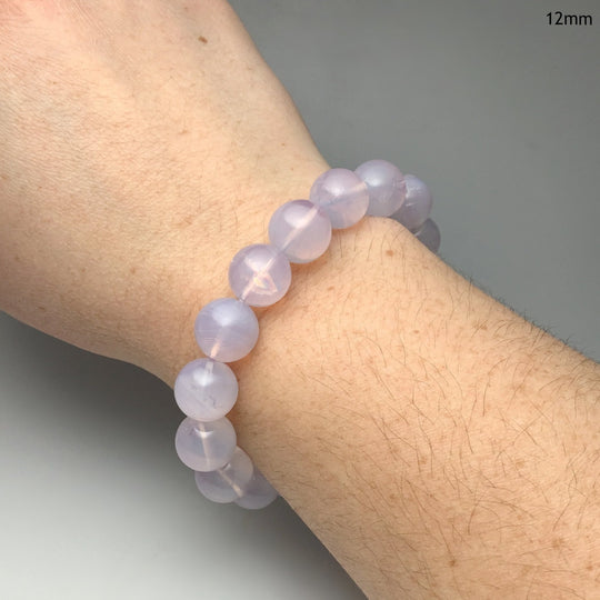 Moon Amethyst Beaded Bracelet