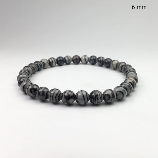 Web Jasper Beaded Bracelet