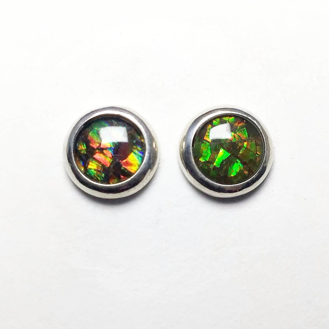 Alberta Ammolite Stud Earrings