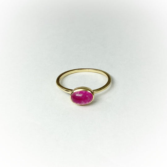 Pink Jade Ring