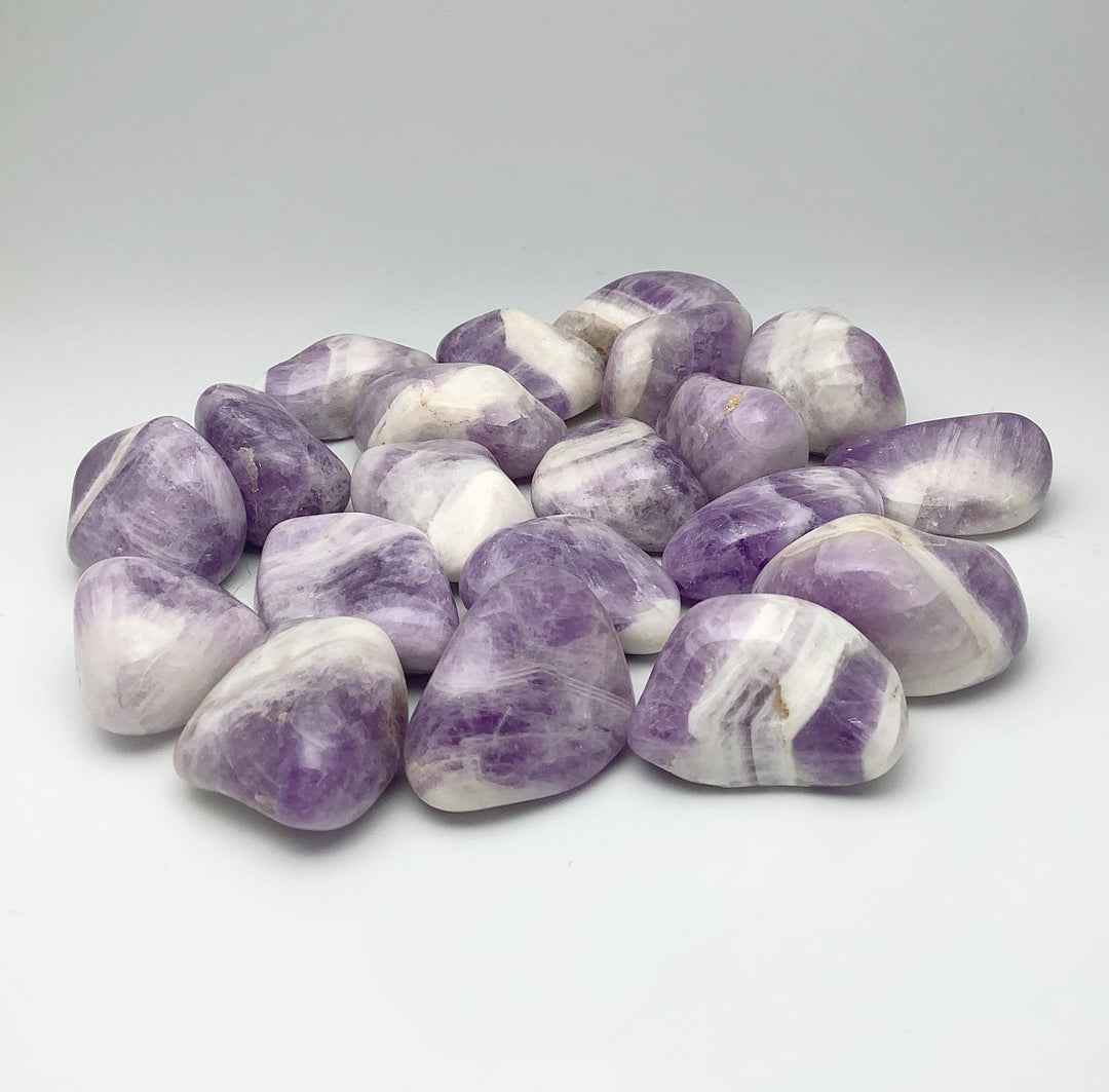 Chevron Amethyst Tumble at $10 Each