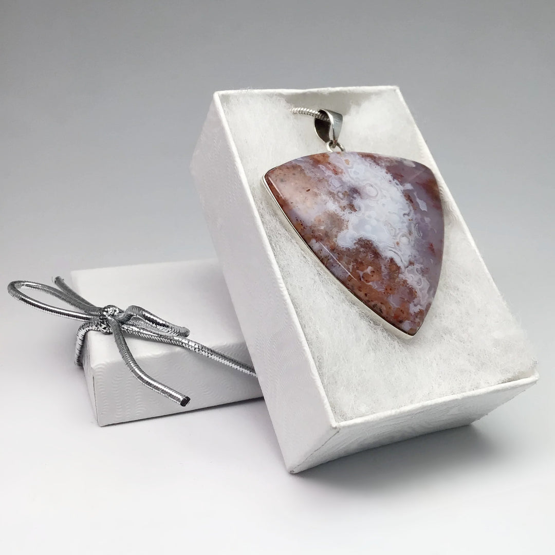 Crazy Lace Agate Pendant