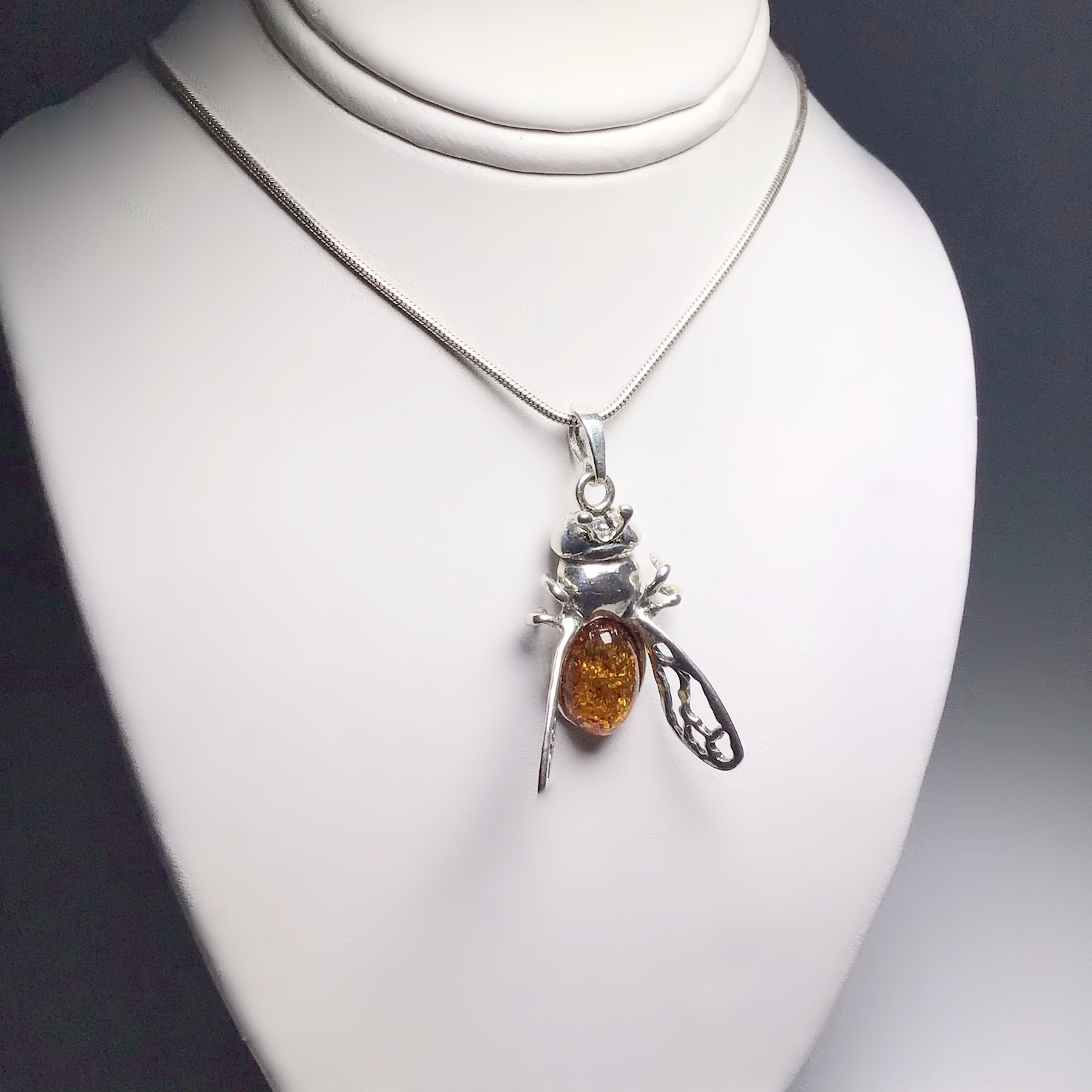 Cognac Amber Pendant