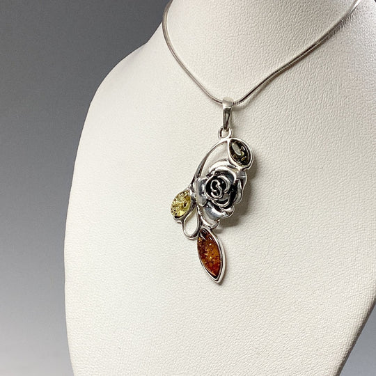 Mixed Amber Pendant