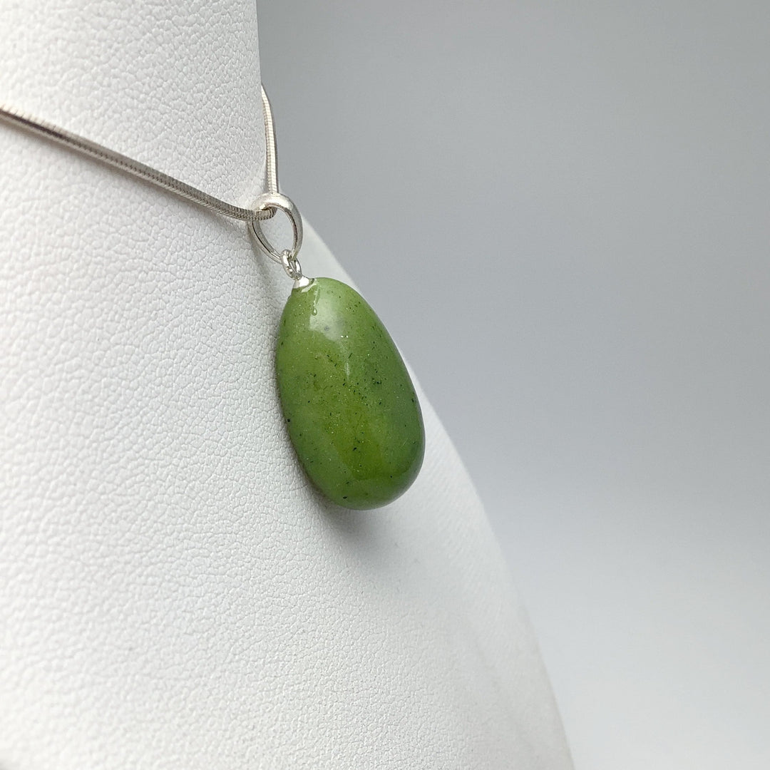 Canadian Jade Teardrop Pendant