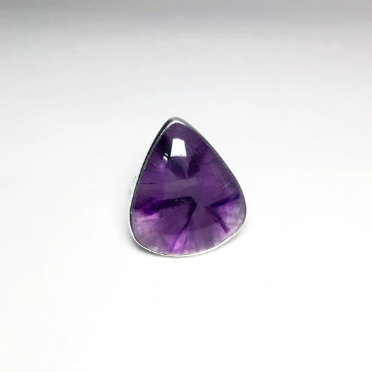 Trapiche Amethyst Ring