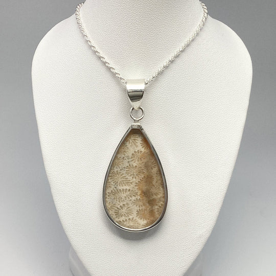 Fossilized Coral Pendant