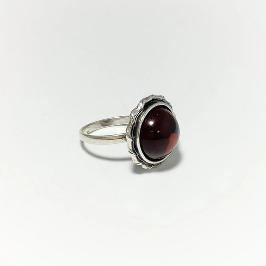 Cherry Amber Ring