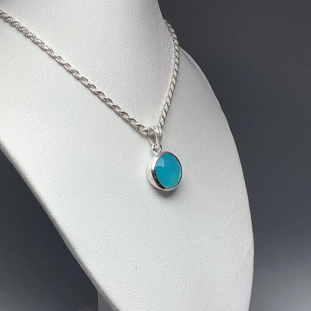 Paraiba Blue Onyx Pendant