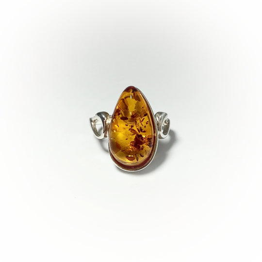 Cognac Amber Ring