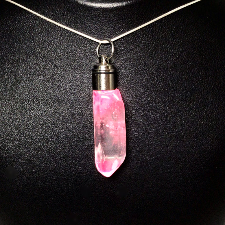 LED Quartz Point Pendant