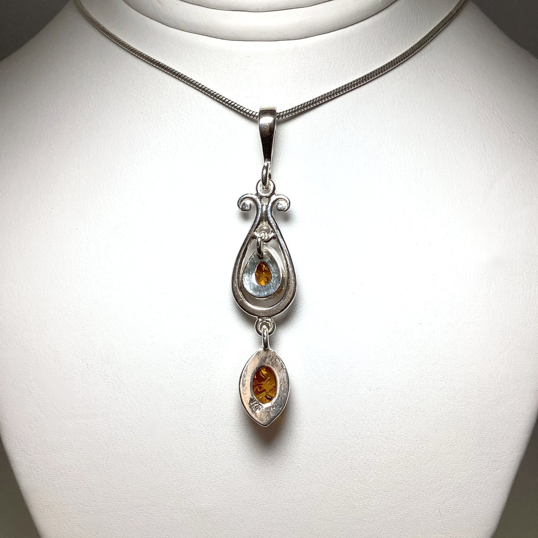 Cognac Amber Pendant