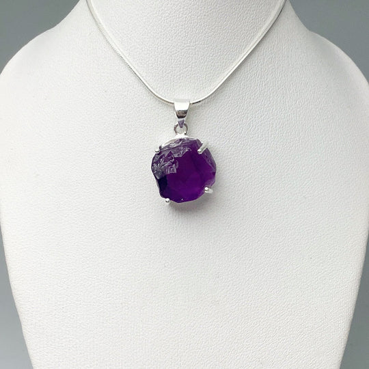 Raw Amethyst Pendant at $139 Each