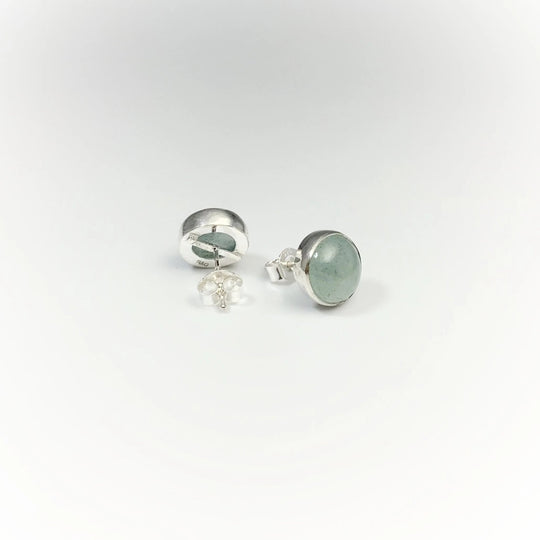 Aquamarine Stud Earrings