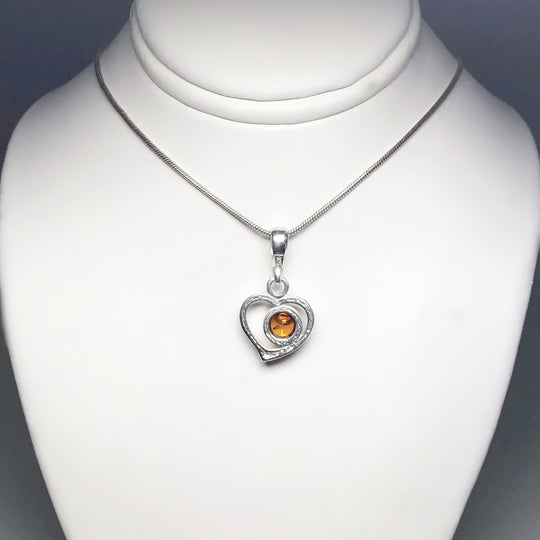 Cognac Amber Pendant