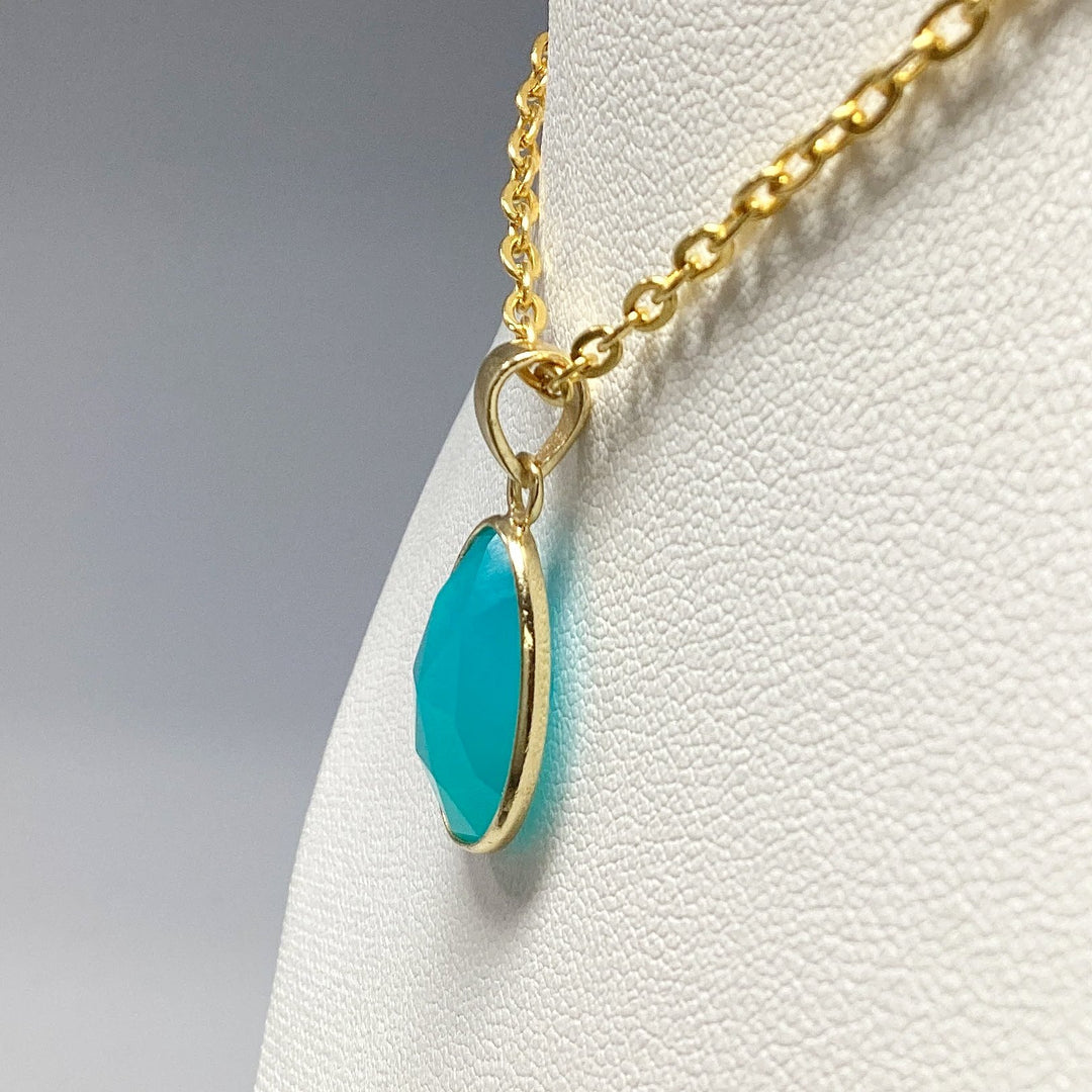 Paraiba Blue Onyx Pendant