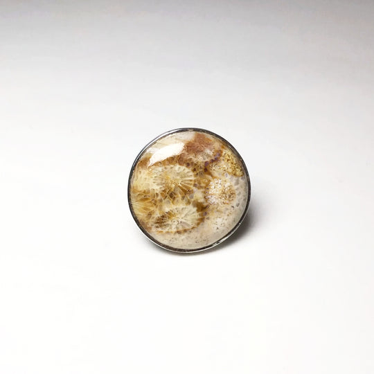 Fossil Coral Ring