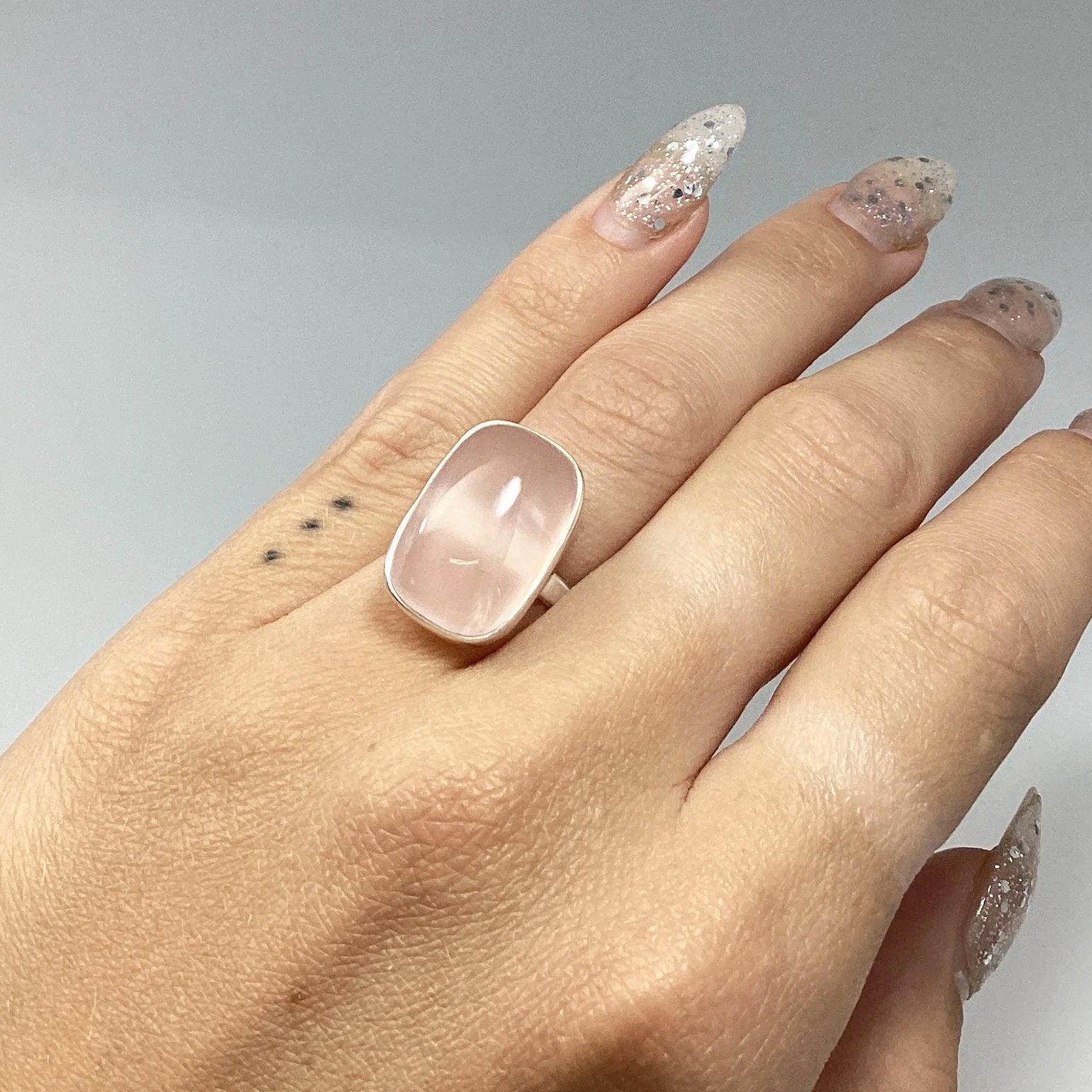 Rose Quartz Ring