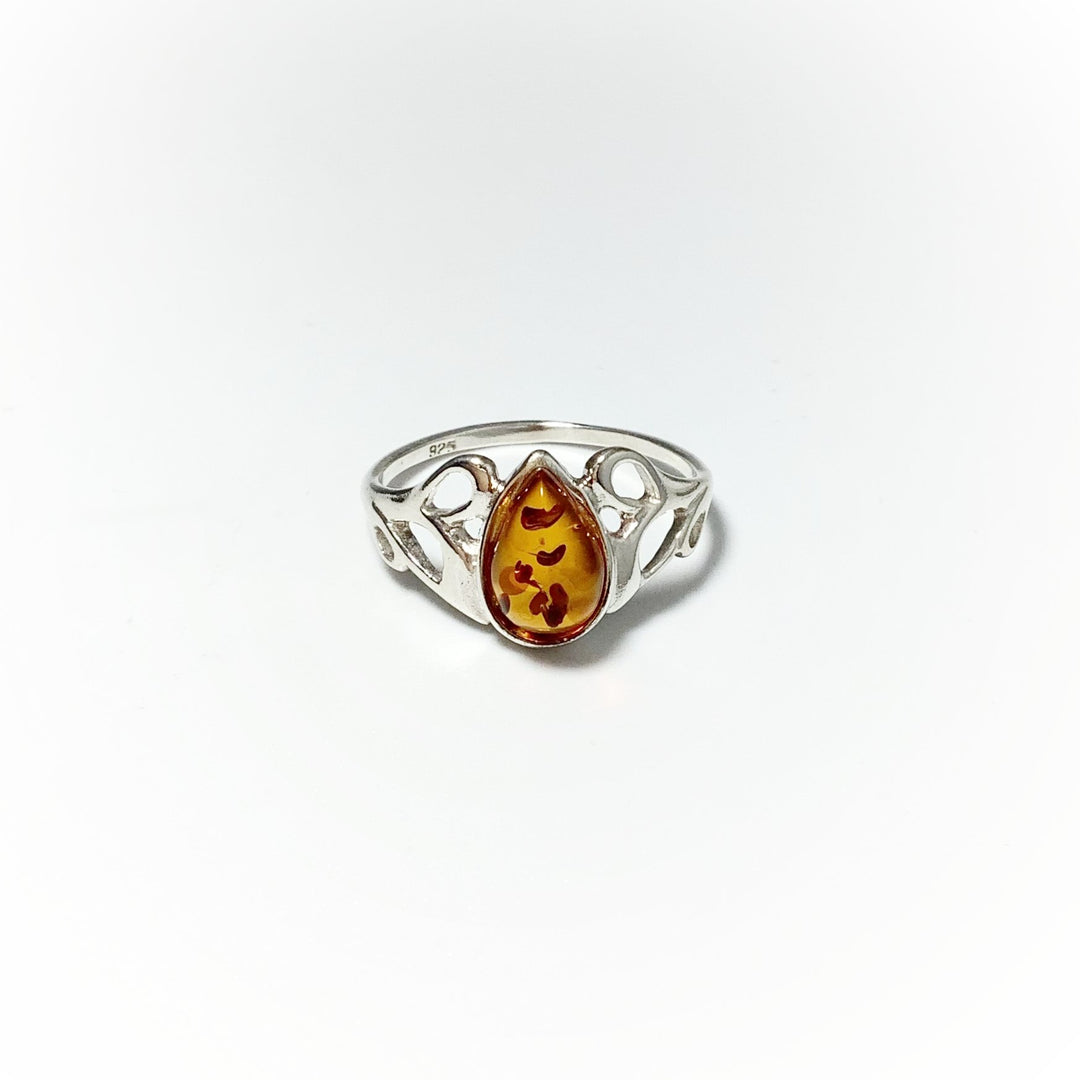 Cognac Amber Ring