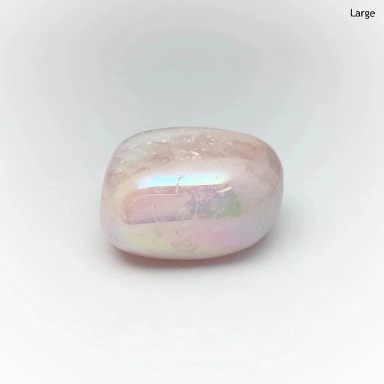 Opalescent Rose Quartz Tumble