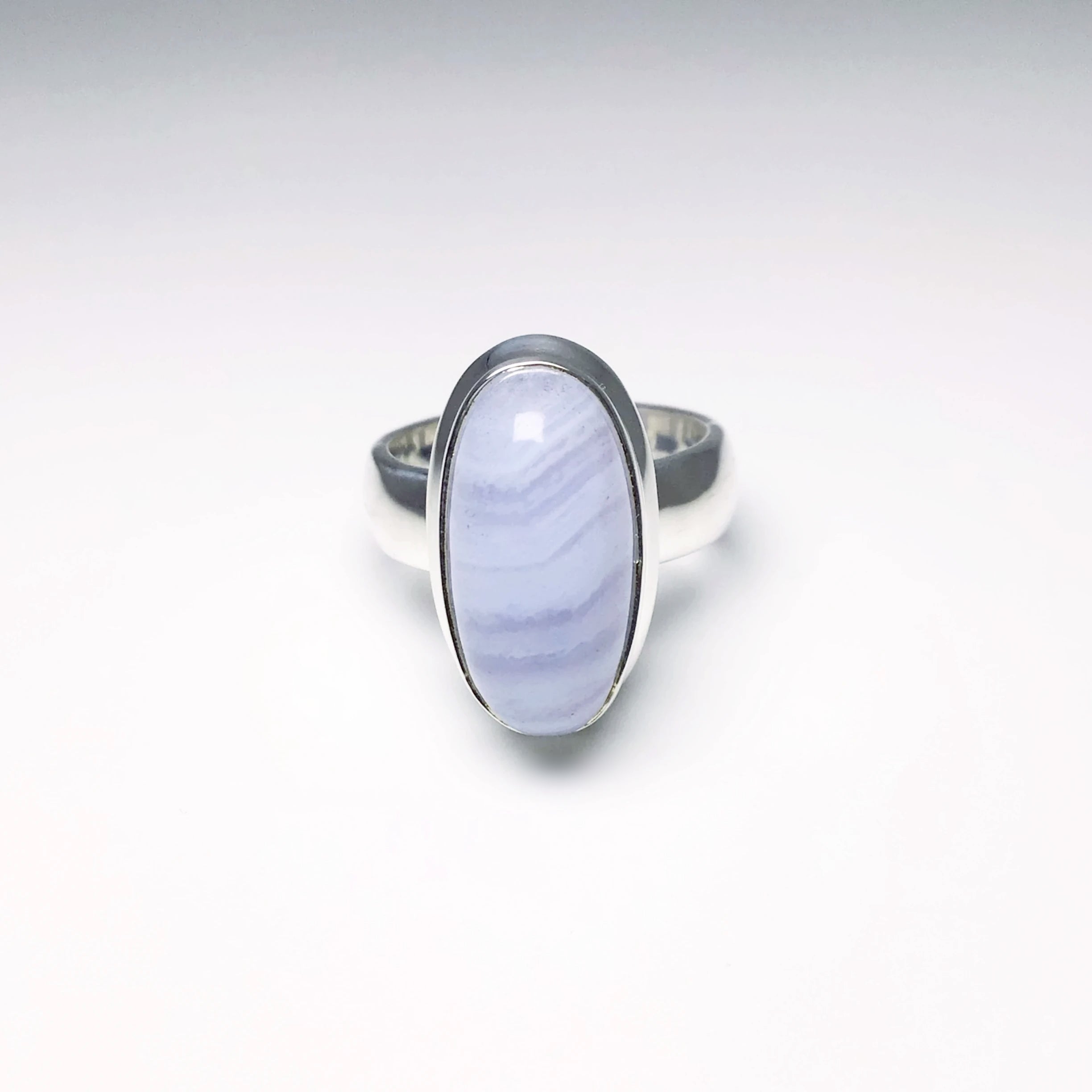 Blue Lace Agate Ring