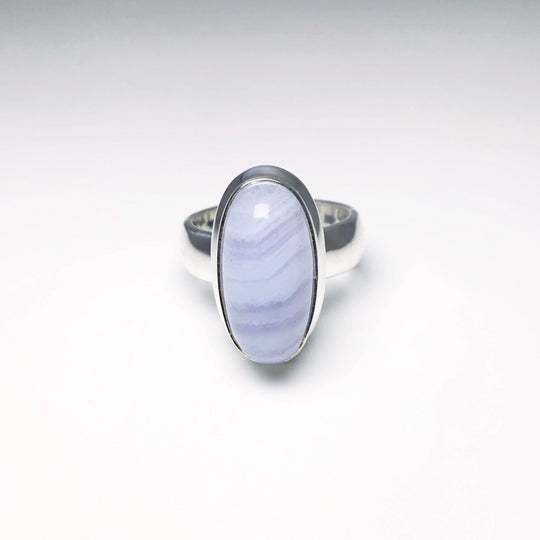 Blue Lace Agate Ring