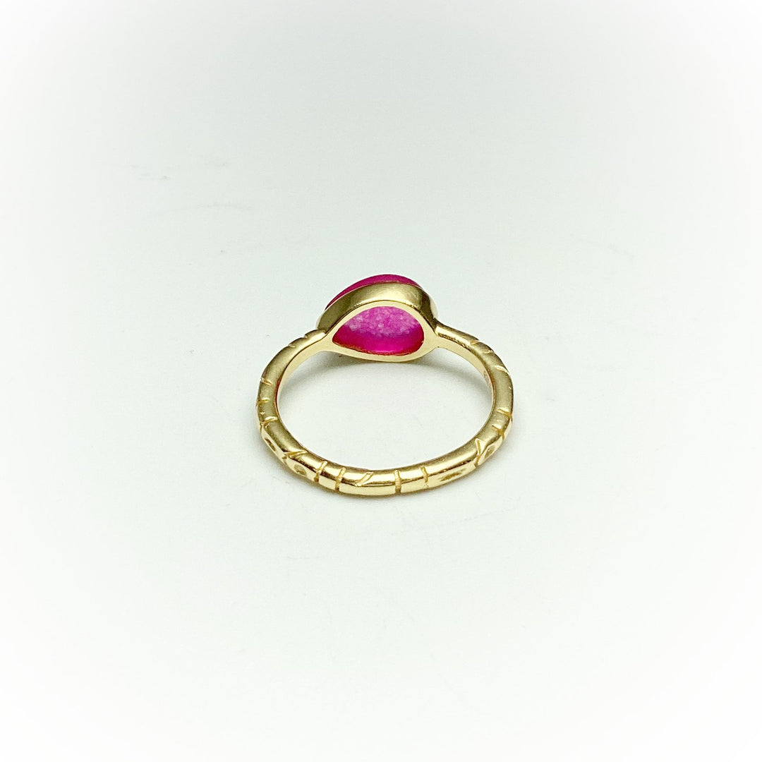 Pink Jade Ring