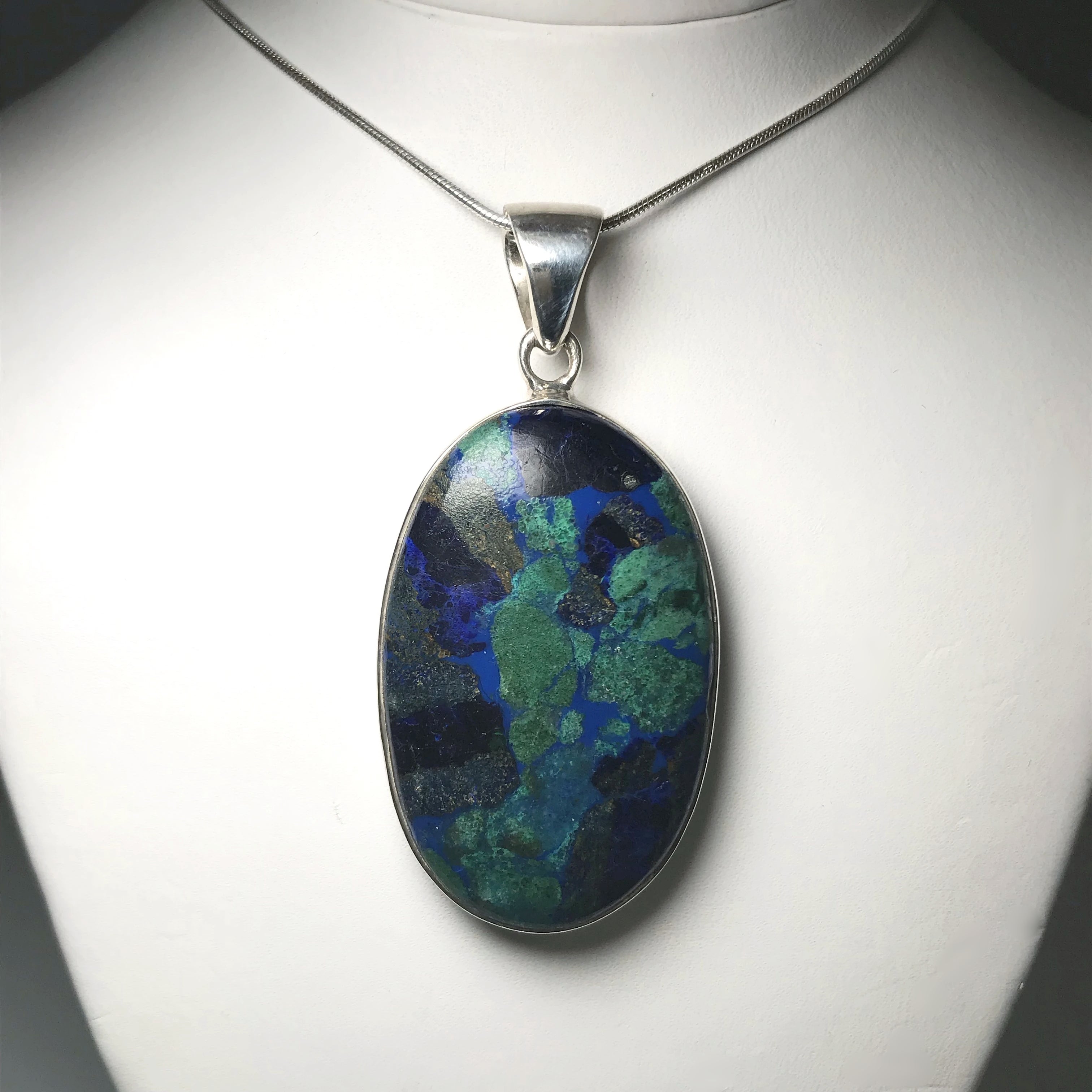 Azurite-Malachite Pendant