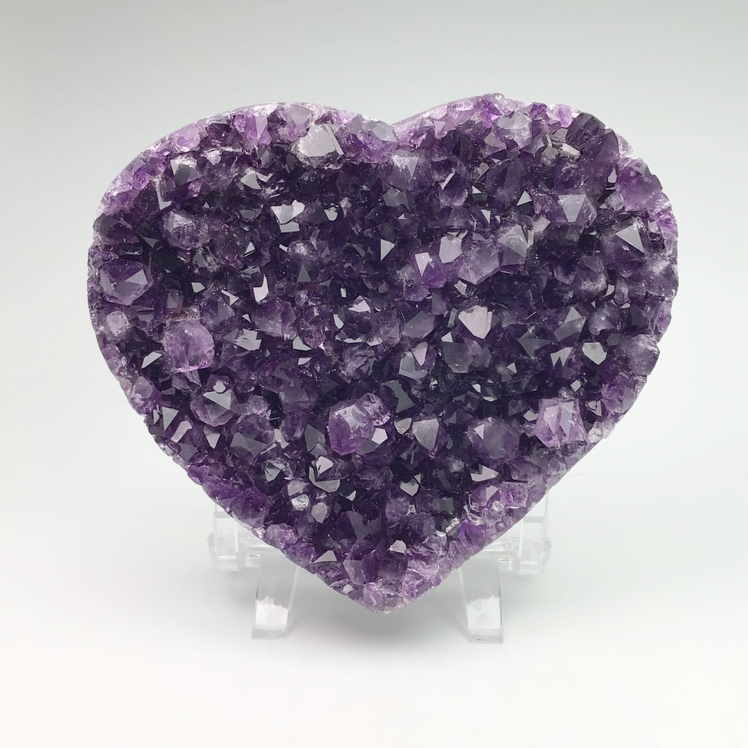 Amethyst Druze Cluster Heart