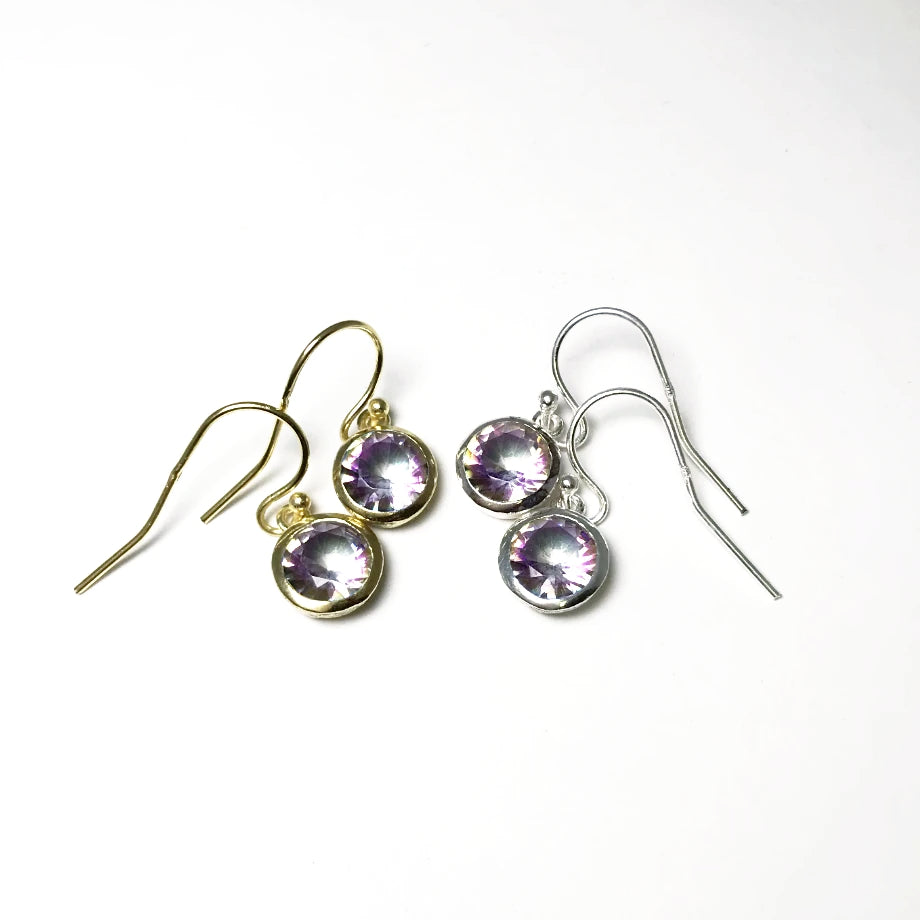 Mystic Topaz Dangle Earrings