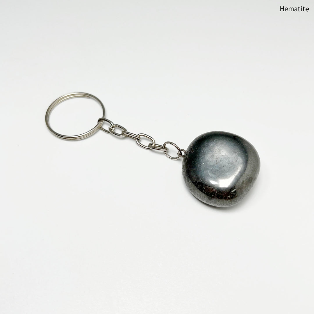 Tumbled Stone Keychain