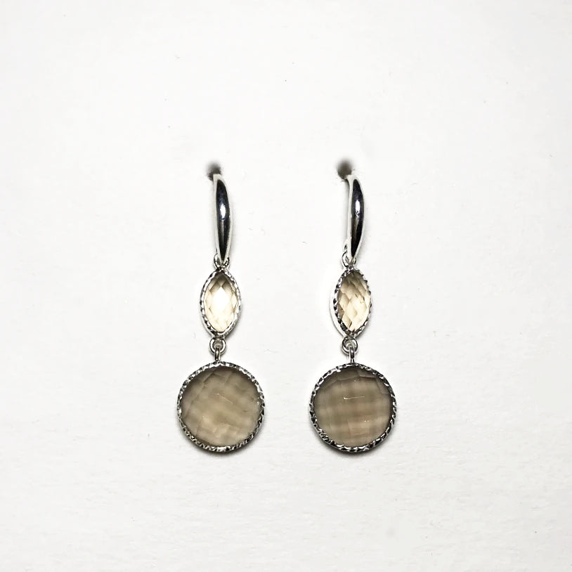 Smoky Quartz Dangle Earrings