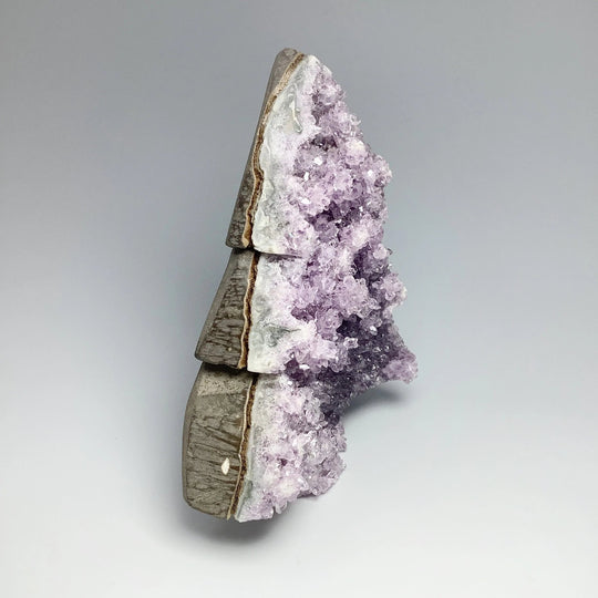 Amethyst Druze Cluster Tree Carving