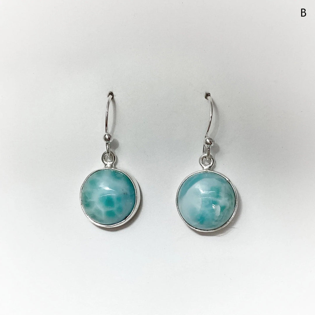 Larimar Dangle Earrings