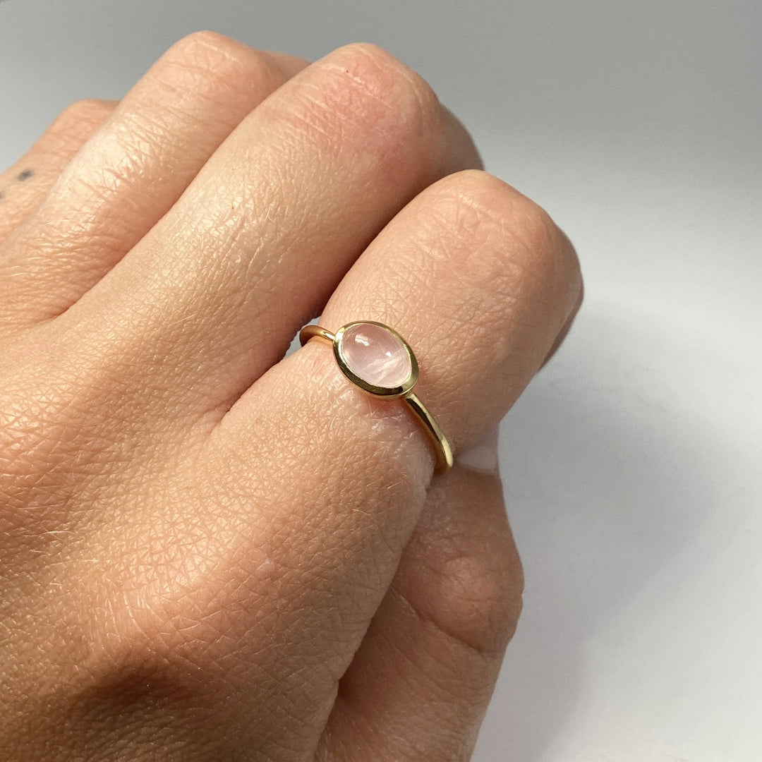 Rose Quartz Ring