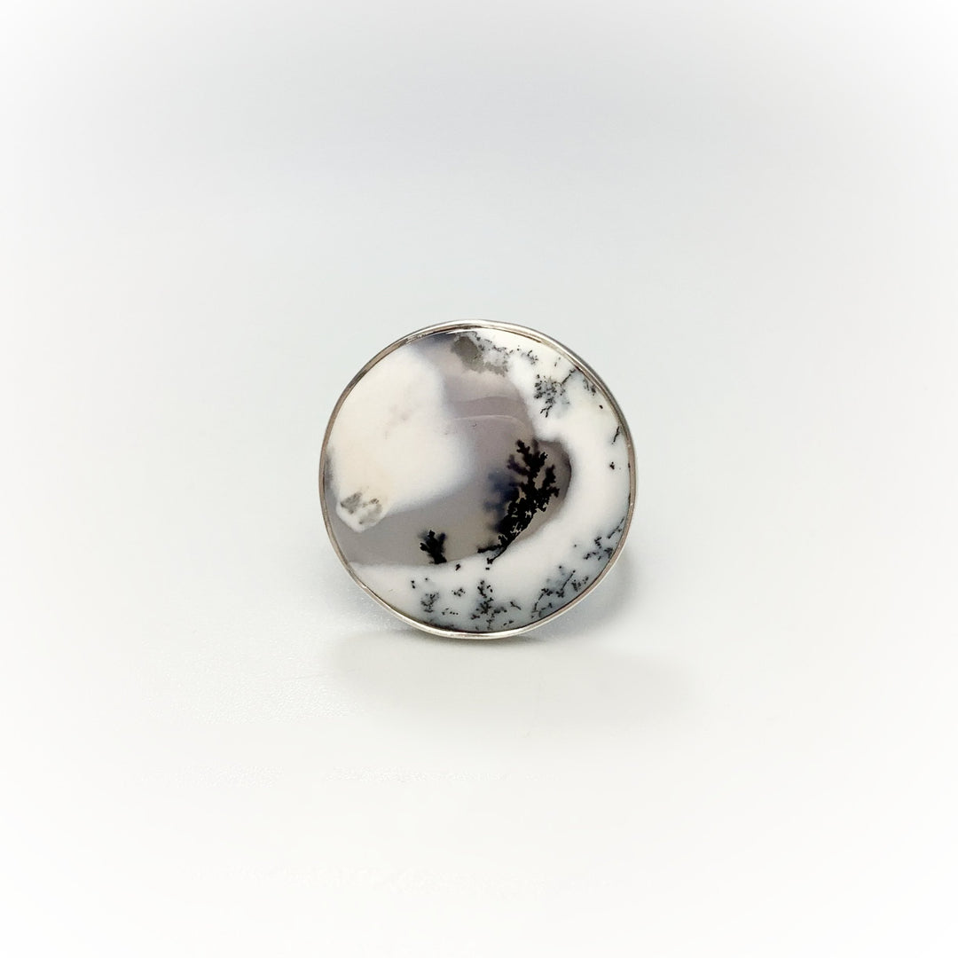 Dendritic Opal Ring