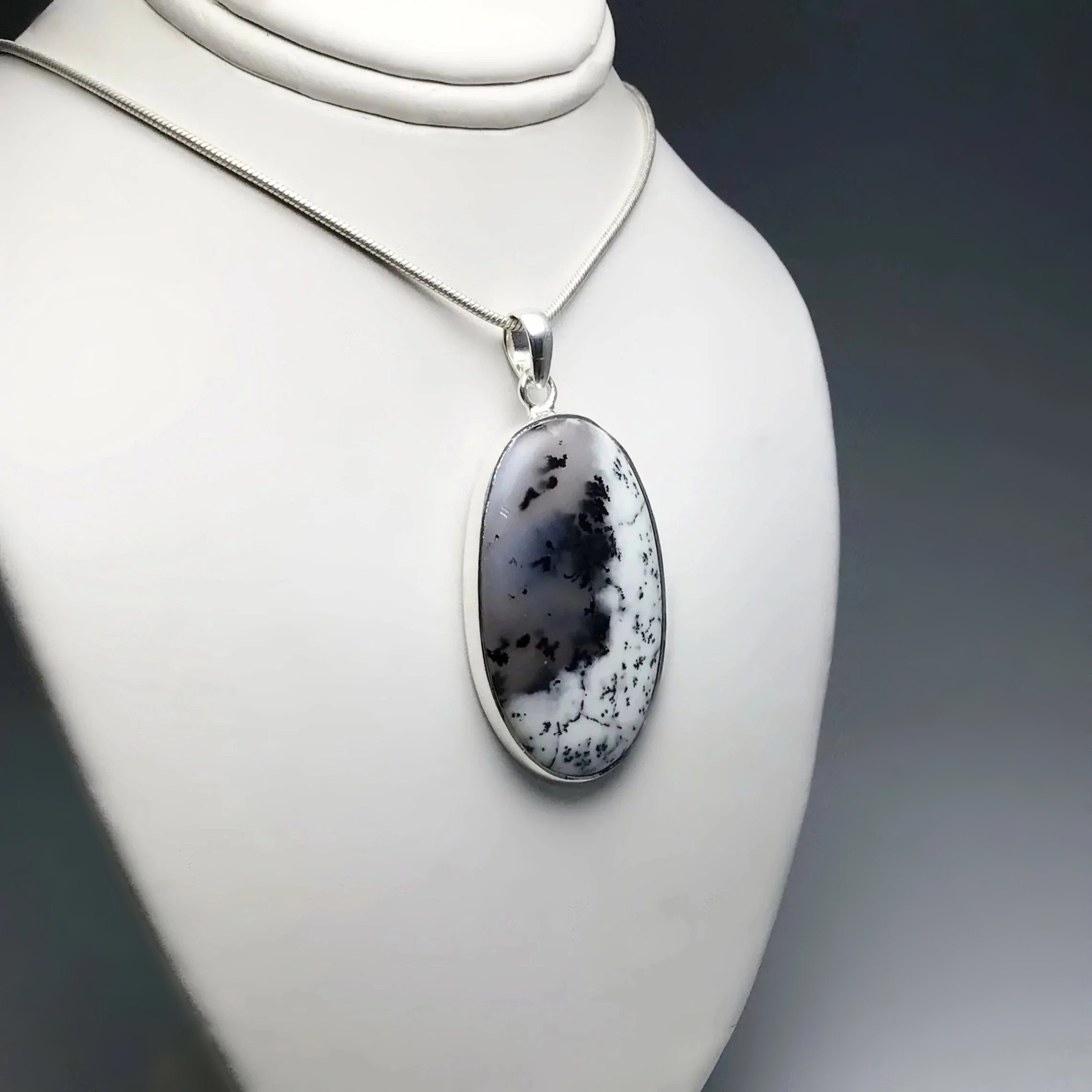 Dendritic Opal Pendant