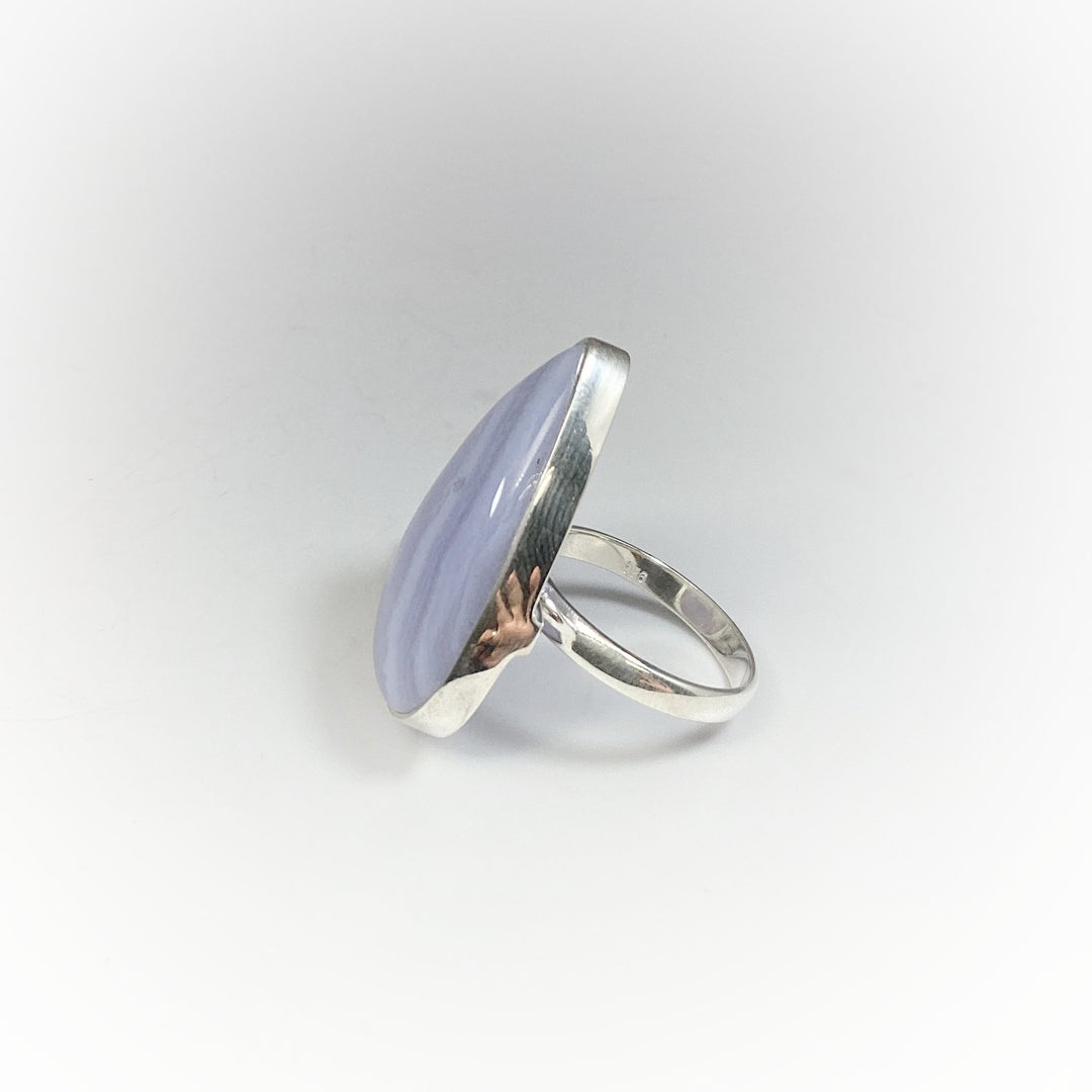 Blue Lace Agate Ring