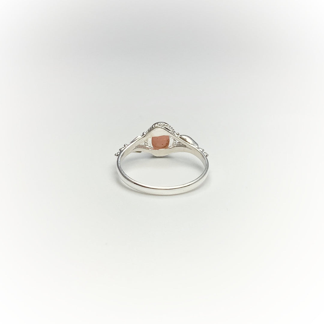 Pink Peruvian Opal Ring