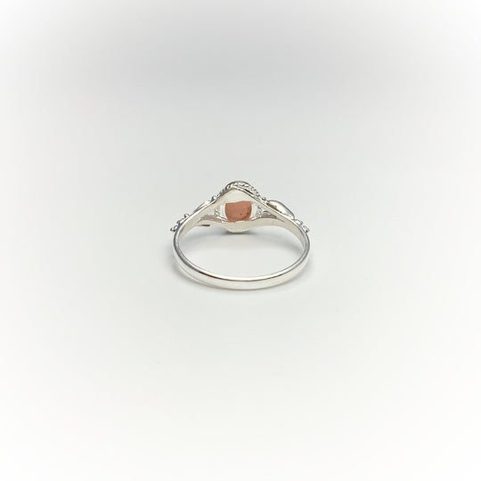 Pink Peruvian Opal Ring