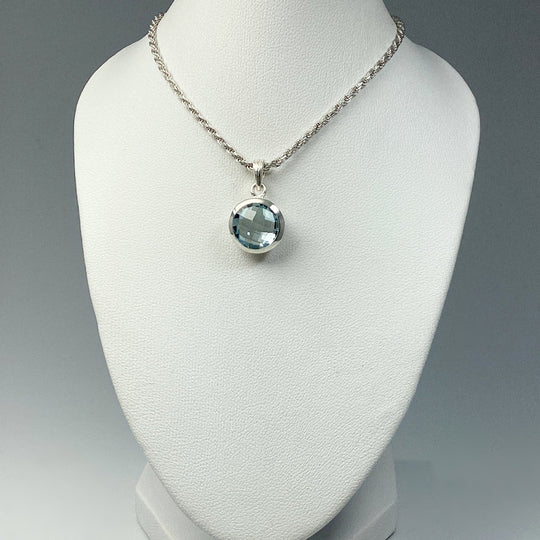 Blue Topaz Pendant