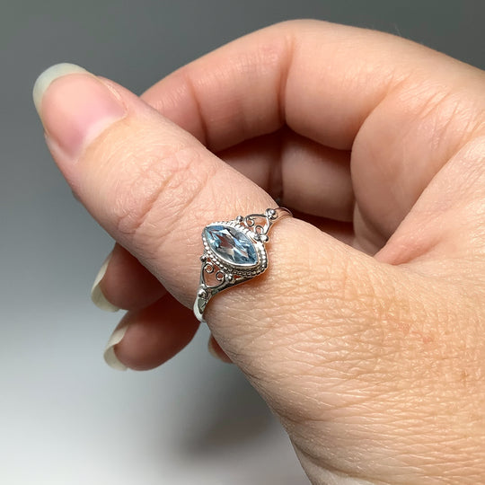 Blue Topaz Ring