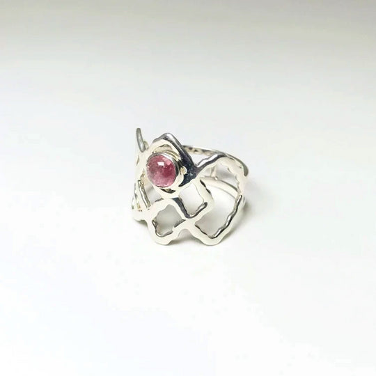 Pink Tourmaline Ring