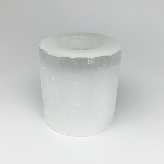 Selenite Candle Holder