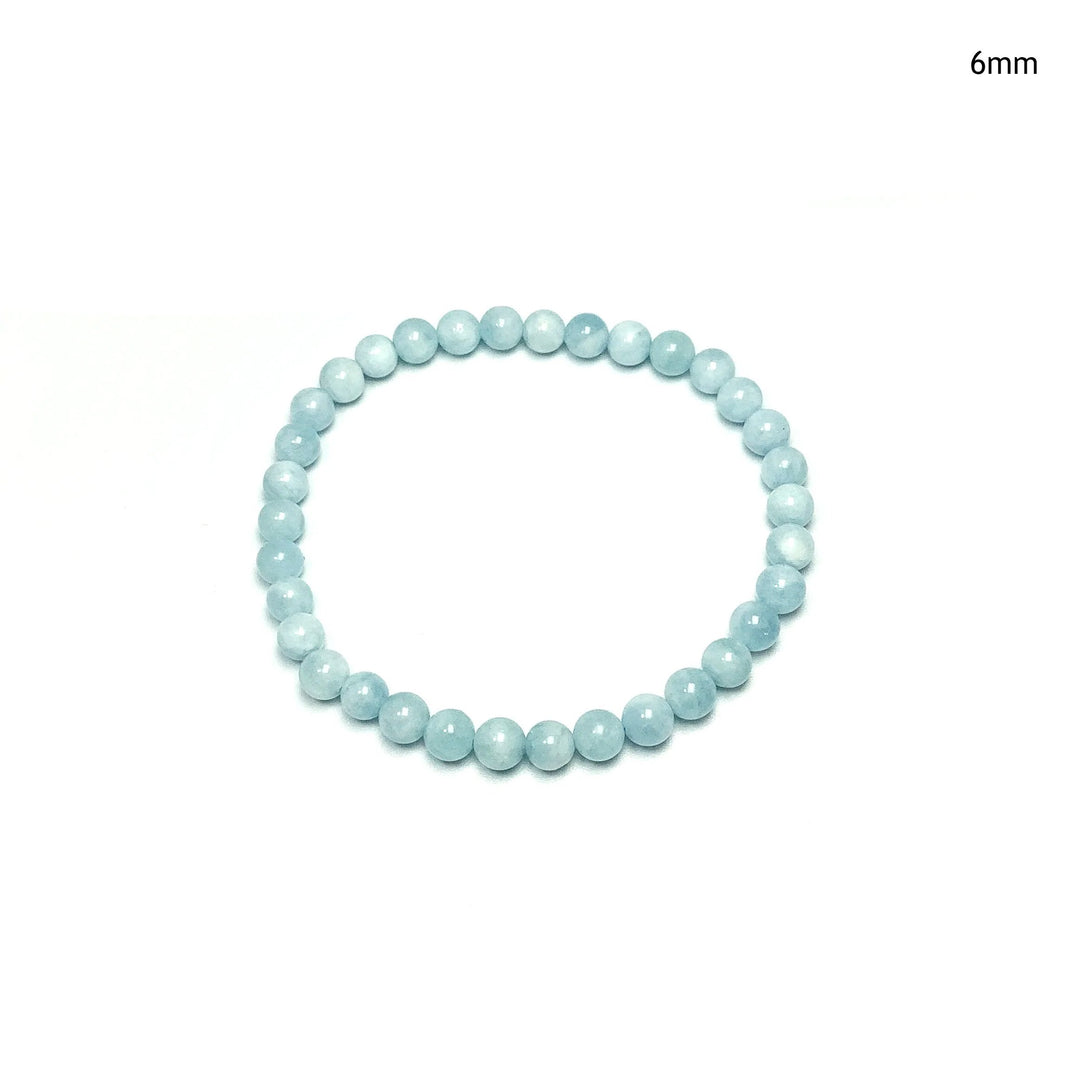 Aquamarine Beaded Bracelet