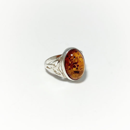 Cognac Amber Ring