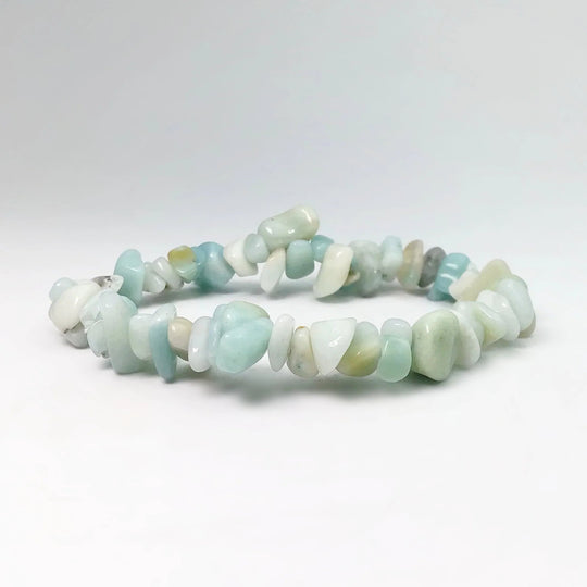 Amazonite Chip Beaded Bracelet