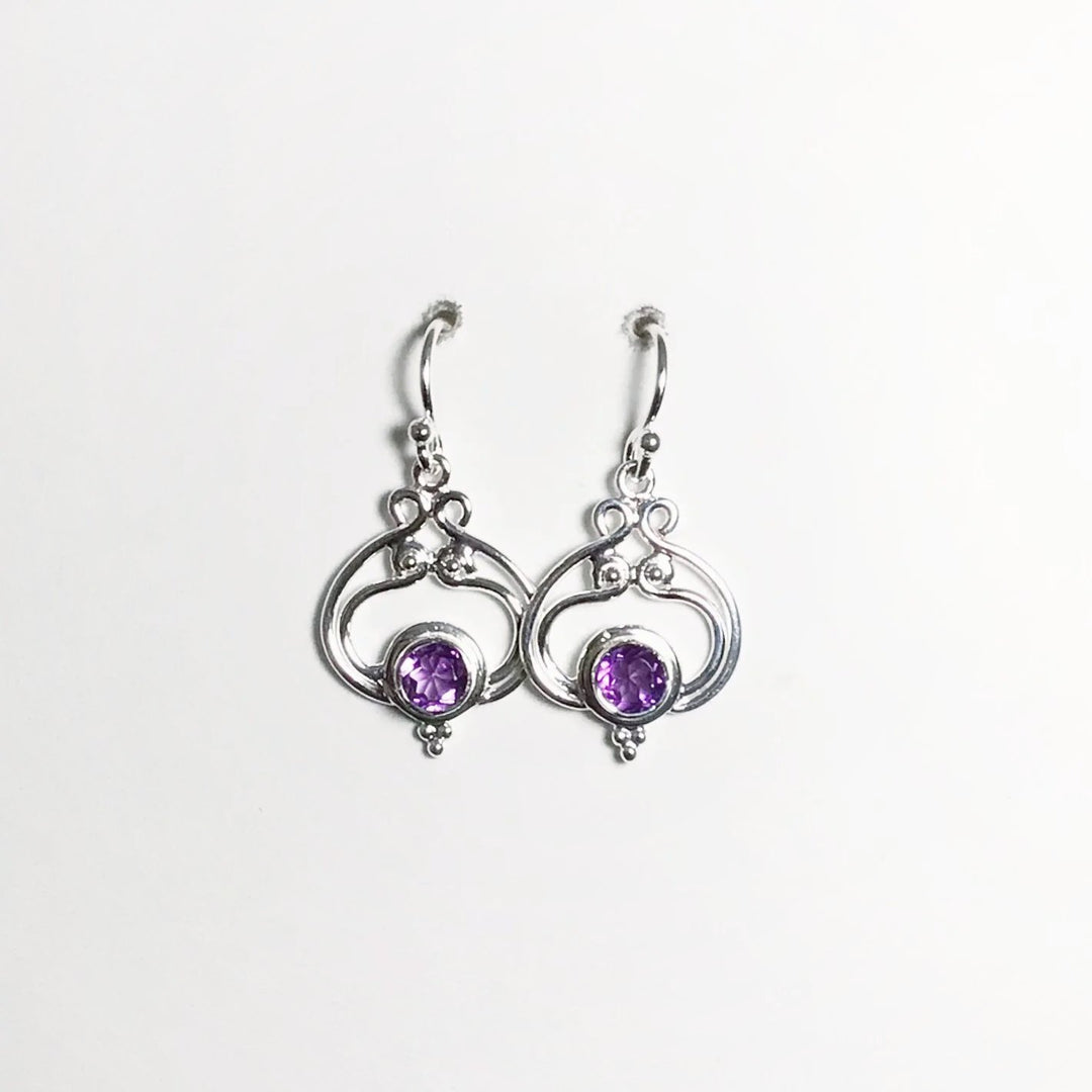 Amethyst Dangle Earrings